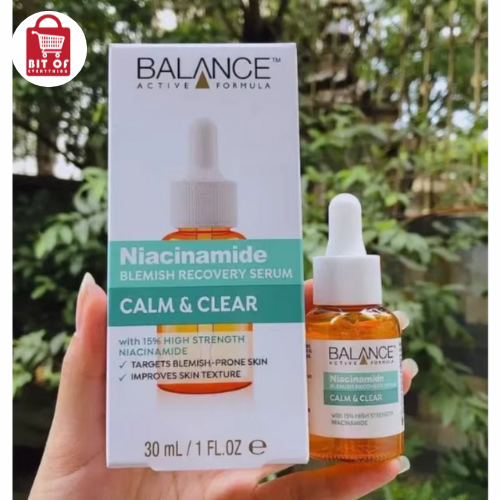 BALANCE 15% Niacinamide Blemish Recovery Serum 30ml Antioxidant Shrinking Pores Oil-control Fade Acne Marks Skin Whitening Care