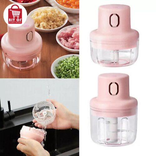 Mini USB Food Chopper Rechargeable Electric Grinder