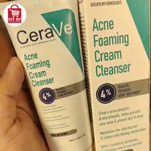 CERAVE ACNE FOAMING CREAM CLEANSER