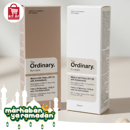 The Ordinary Mineral UV Filters SPF 75 & SPF 90 (Each)