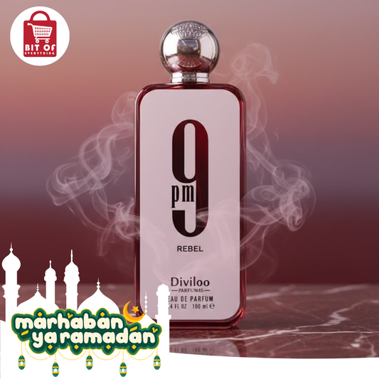 9pm Rebel by Diviloo Parfumas - Eau De Parfum for Men, 100ml