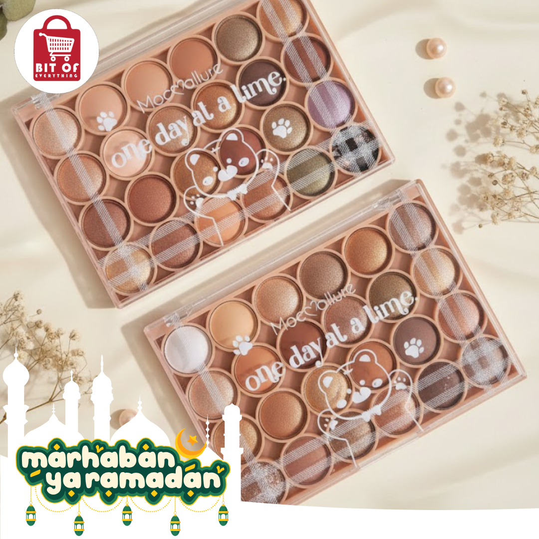 Moccallure "One Day at a Time" 30-Shade Earth Tone Eyeshadow Palette (Each)