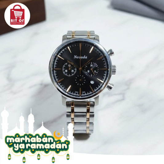 Nevada Men's Chronograph Two-Tone Stainless Steel Watch