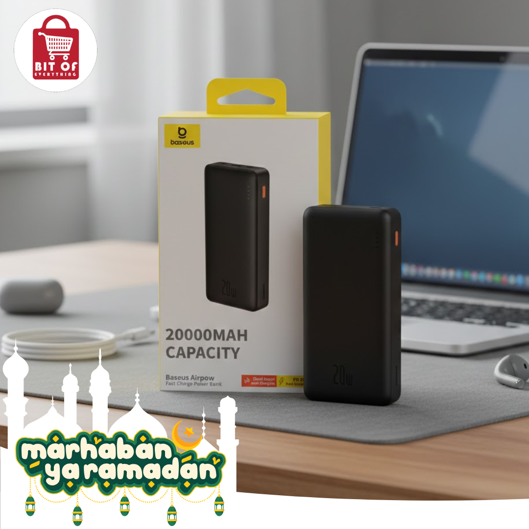 Baseus Airpow 20W 20000mAh Fast Charging Power Bank