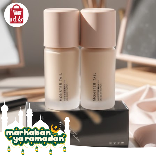 Monster Tail Velvet Mist Liquid Foundation Matte Finish - Long-Wear Concealing Formula (EACH)