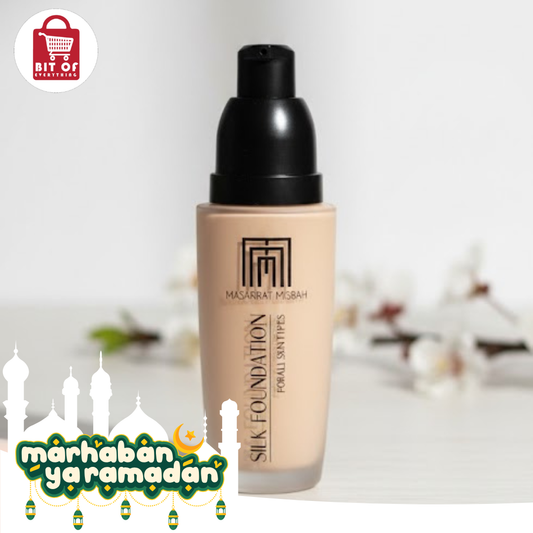 Silk Foundation – Flawless Long-Lasting Coverage by Mussarat Misbah