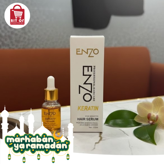 Enzo Keratin Hair Serum – Smooth & Strengthen Damaged Hair by Enzo