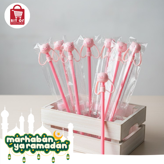 Colorful Reusable Drinking Straws – Party & Kids Friendly