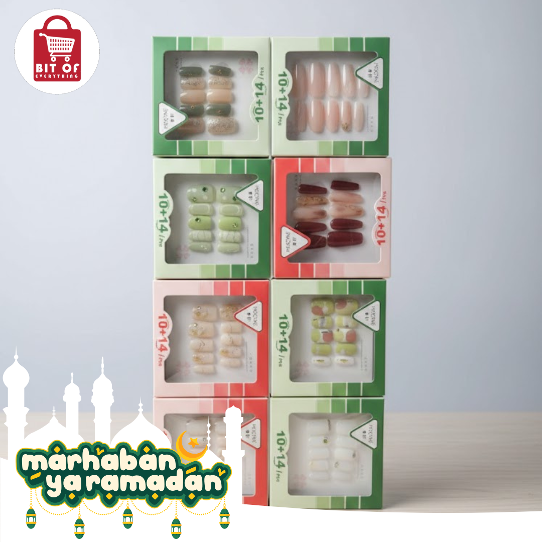 Acrylic Fake Nails – Full Coverage Press-On Nail Set