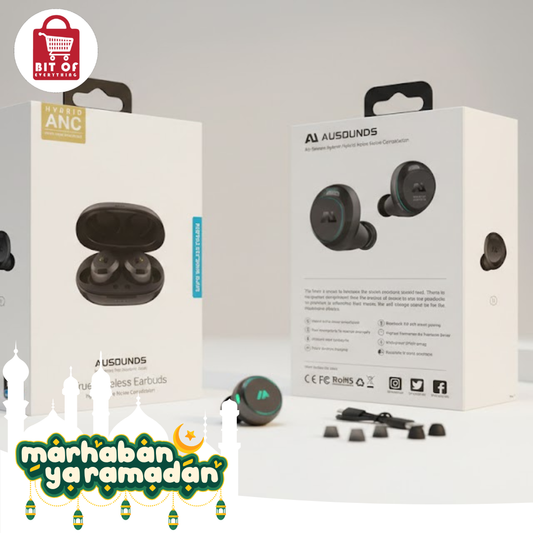 AU Sounds Wireless Earbuds – Crystal Clear Audio & Deep Bass