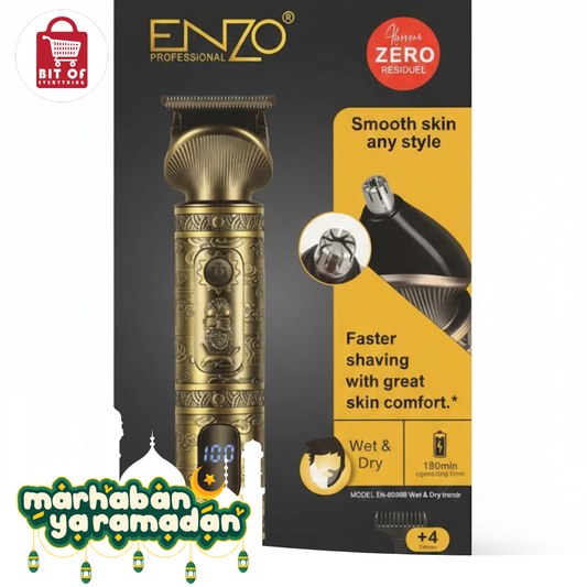 Enzo Rechargeable Shaver – Gentle on Skin, Powerful Performance