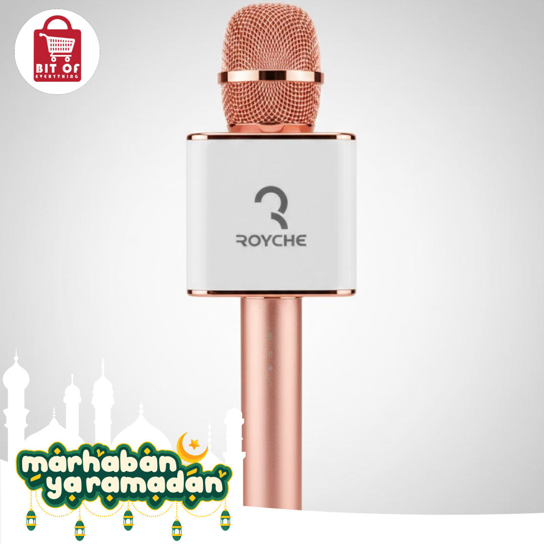 Royche Bluetooth Microphone with Built-In Speaker – Karaoke Anywhere