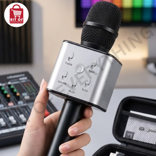 Royche Microphone with Built-In Speaker – Portable Wireless Karaoke Mic