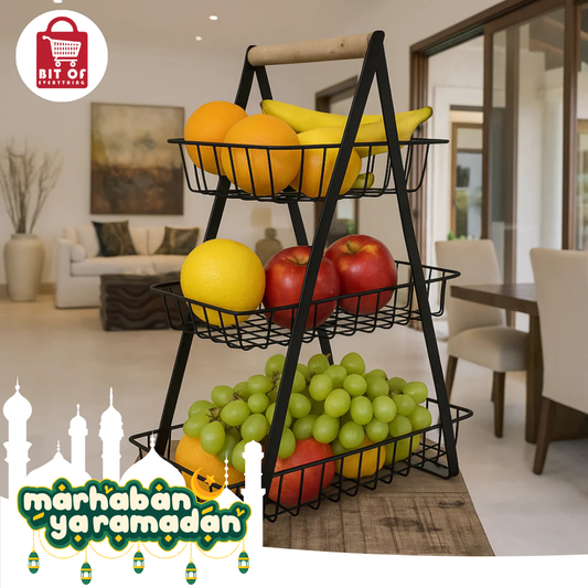3-Rack Stand – Multi-Purpose Organizer for Home & Office
