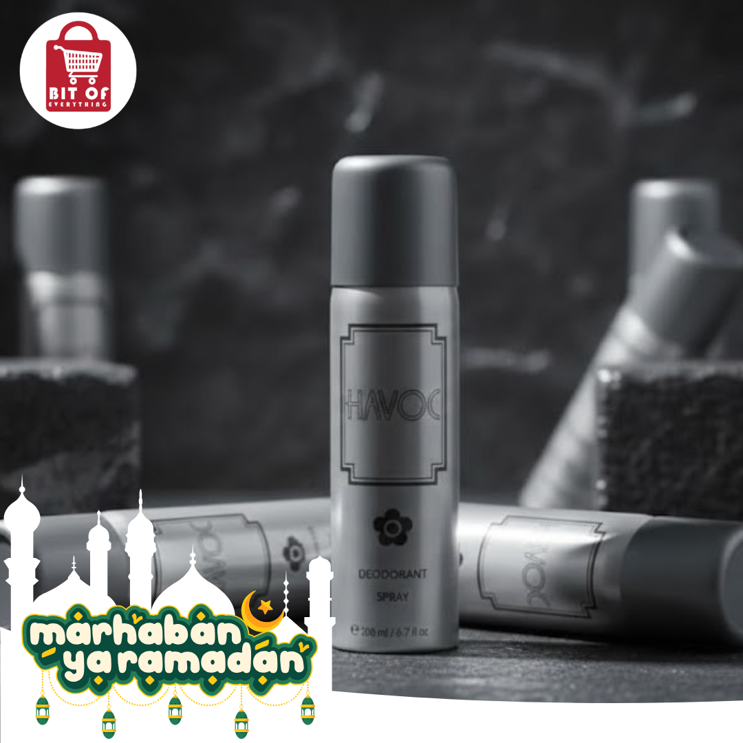 Havoc Silver Deodorant Body Spray for Men & Women