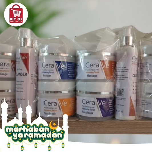 CeraVe Professional Facial Skin Care Set - 6 Piece Complete Glow Kit