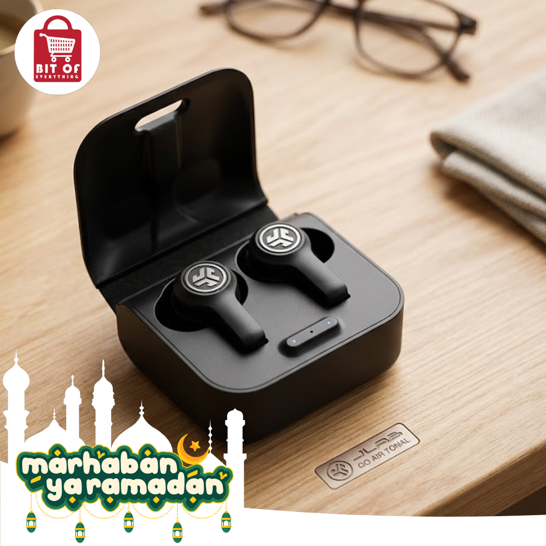 JLab Bluetooth Earbuds – True Wireless Stereo with Charging Case (EACH)