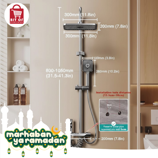 Complete Bathroom Shower Set – Refreshing & Spa-Like Experience