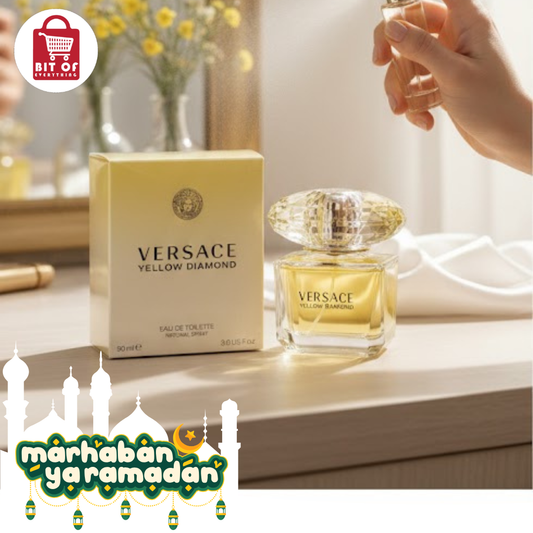 Versace Yellow Diamond Eau De Toilette for Women, 90ml