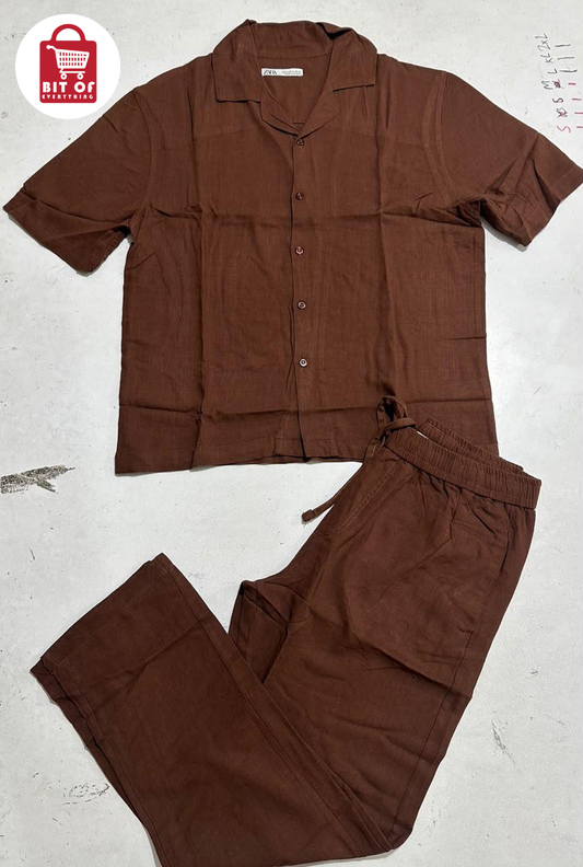 Zara Premium Unisex Shirt & Trouser Set – Soft Comfortable Casual Wear