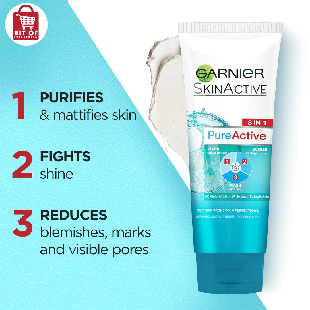 GARBNIER PURE ACTIVE 3 IN 1