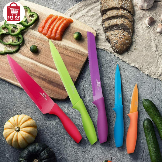 COLOURFULL KNIFE SET PACK OF 5