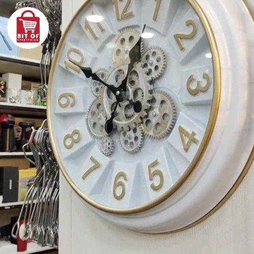 WALL CLOCK WHITE