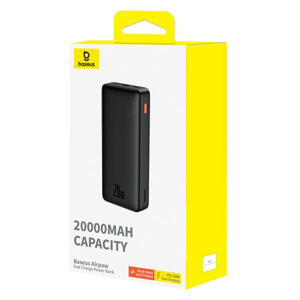 Baseus Airpow 20W 20000mAh Fast Charging Power Bank