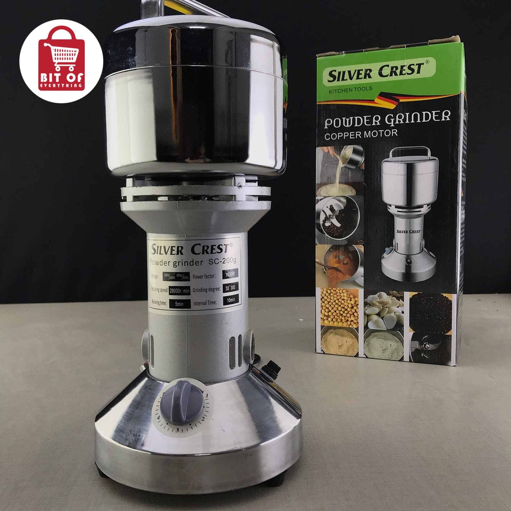 AceKool Electric Powder Grinder – High-Speed Stainless Steel Mill