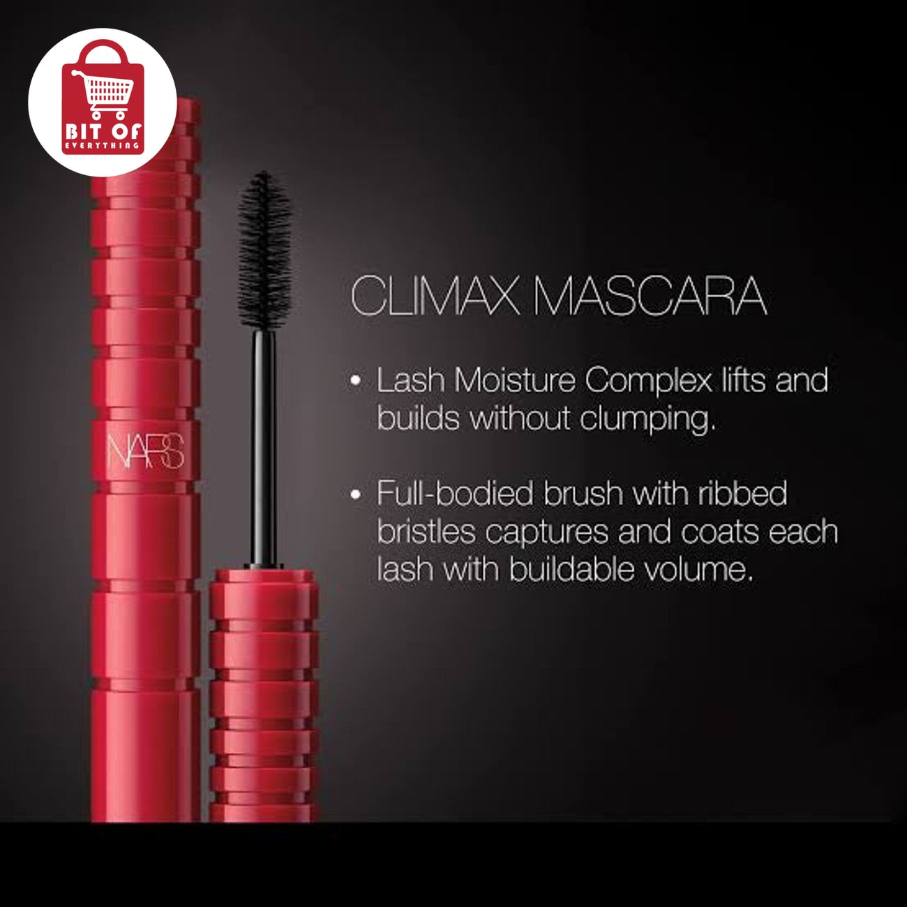 NARS Mascara – Volumizing & Defining Mascara for Fuller, Longer & Beautiful-Looking Lashes