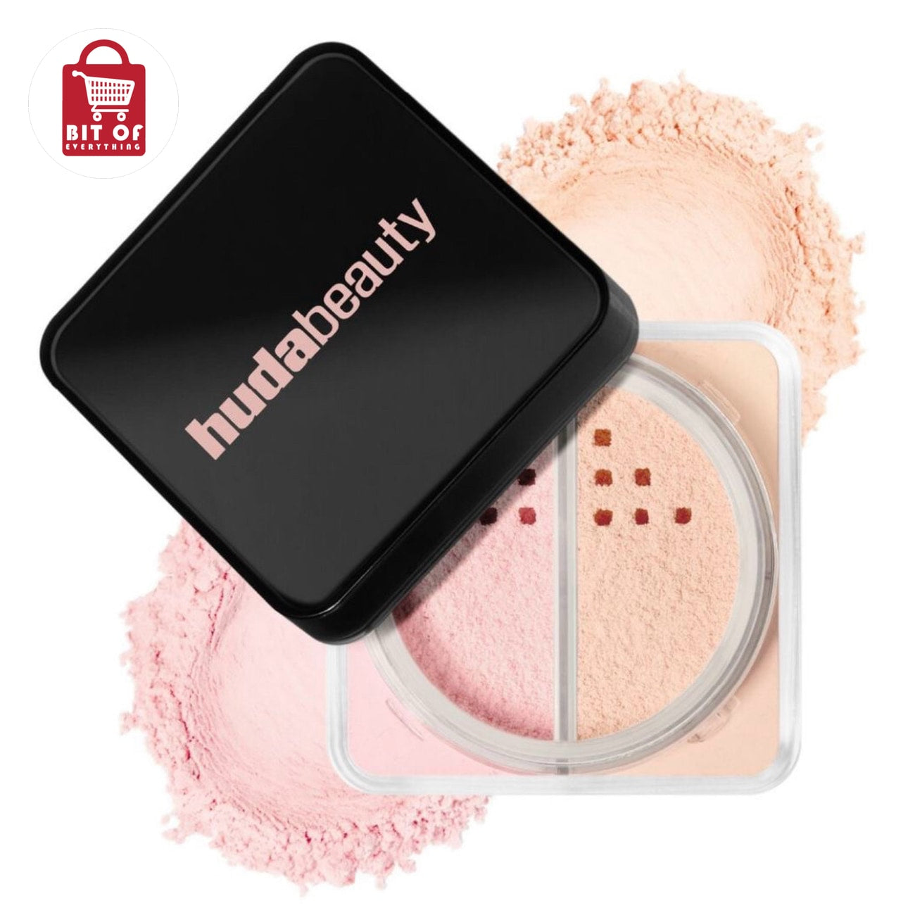 Huda Beauty Blurred Finelines & Pores Powder – Blurring Setting Powder for Smooth, Soft-Focus & Flawless-Looking Skin
