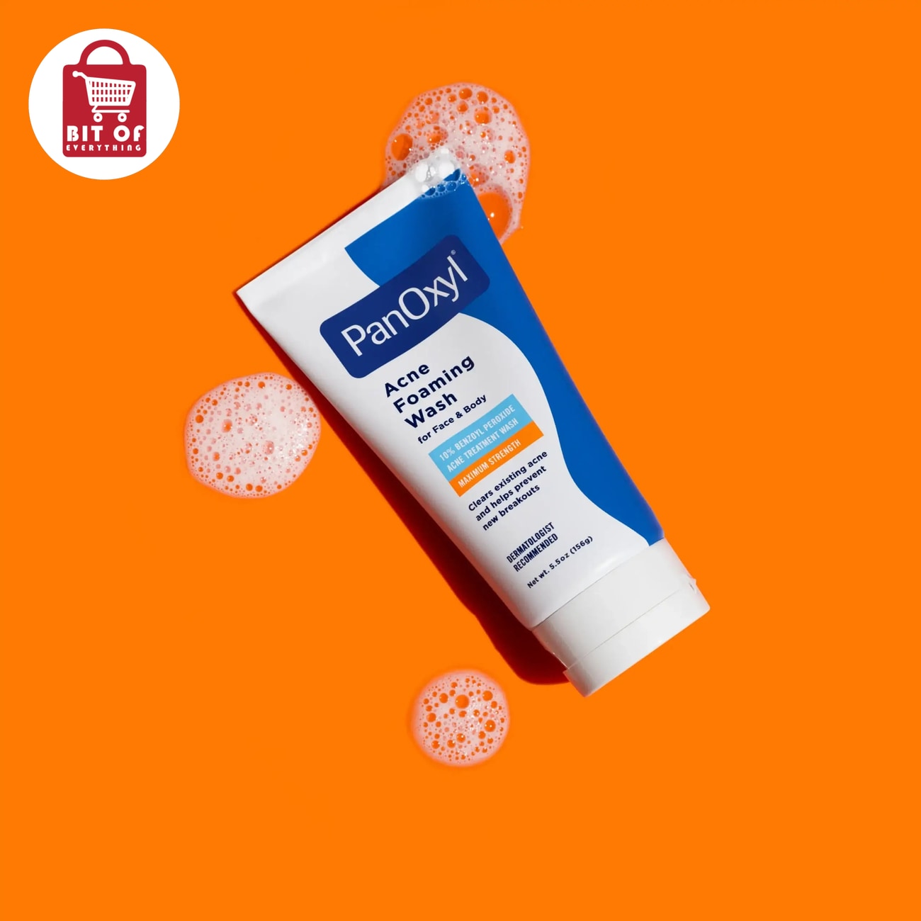 PanOxyl Face Wash – Acne Control Facial Cleanser for Deep Cleansing & Clearer-Looking Skin