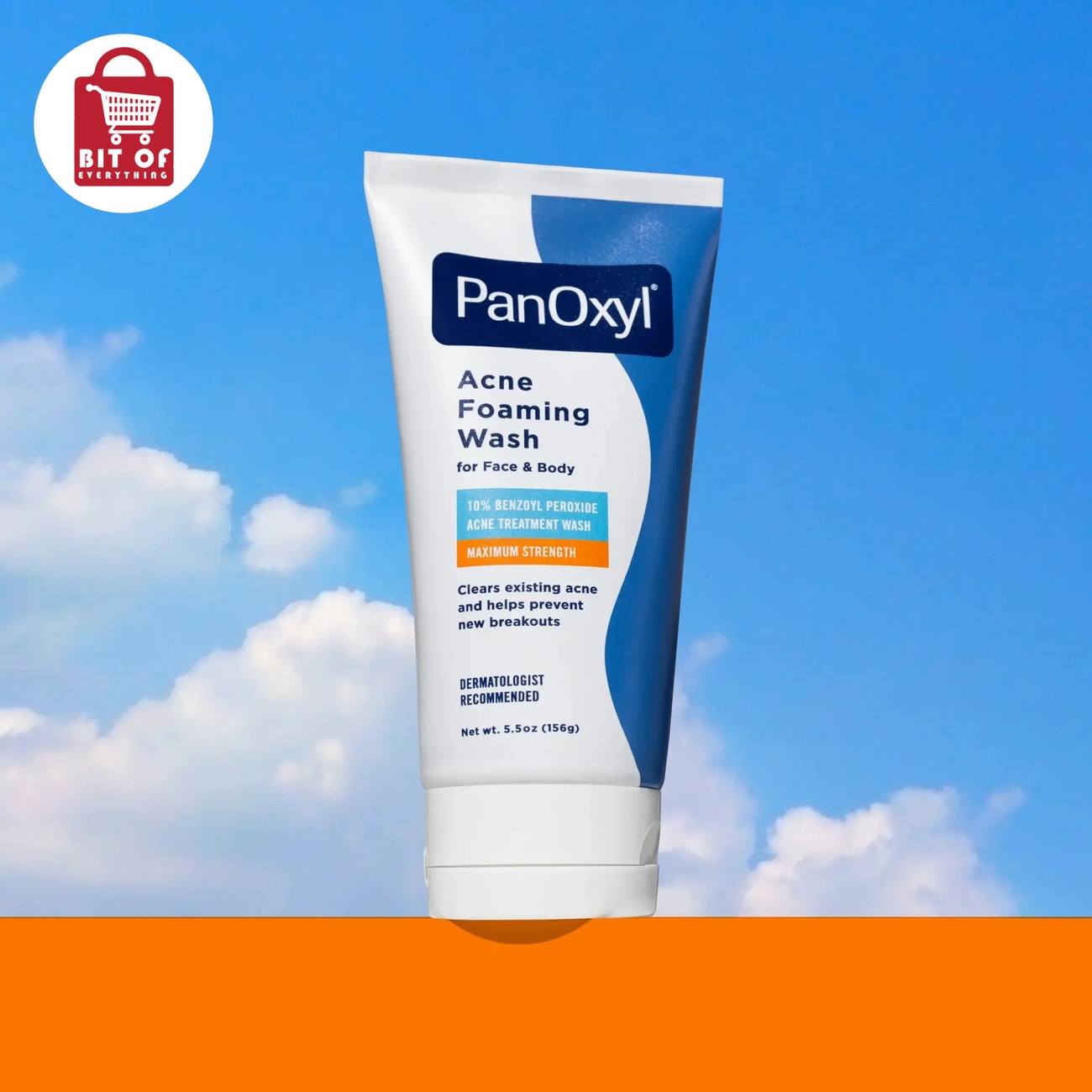PanOxyl Face Wash – Acne Control Facial Cleanser for Deep Cleansing & Clearer-Looking Skin