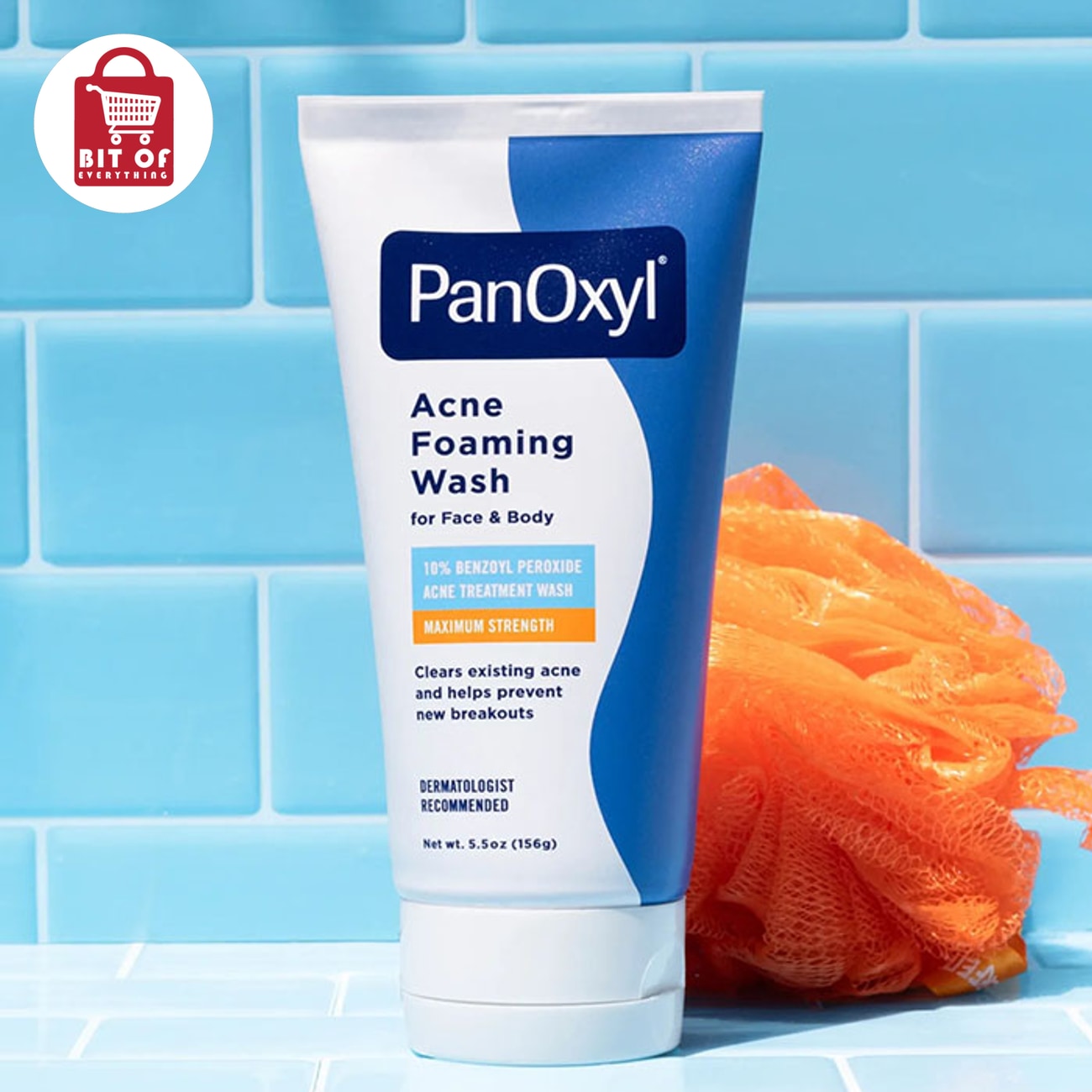 PanOxyl Face Wash – Acne Control Facial Cleanser for Deep Cleansing & Clearer-Looking Skin