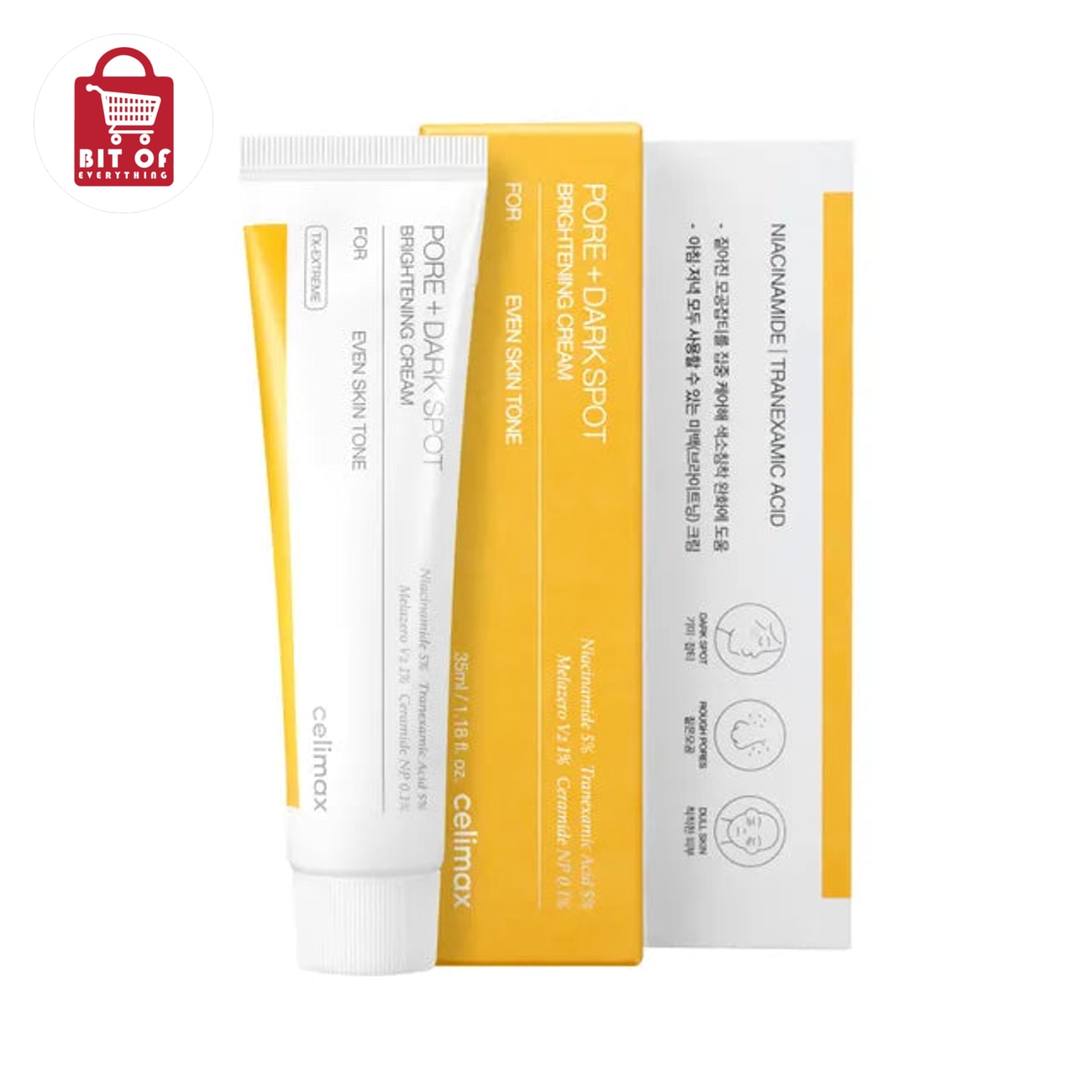 Celimax Pore & Dark Spot Cream – Brightening Facial Cream for Pore Care & Even-Looking Skin