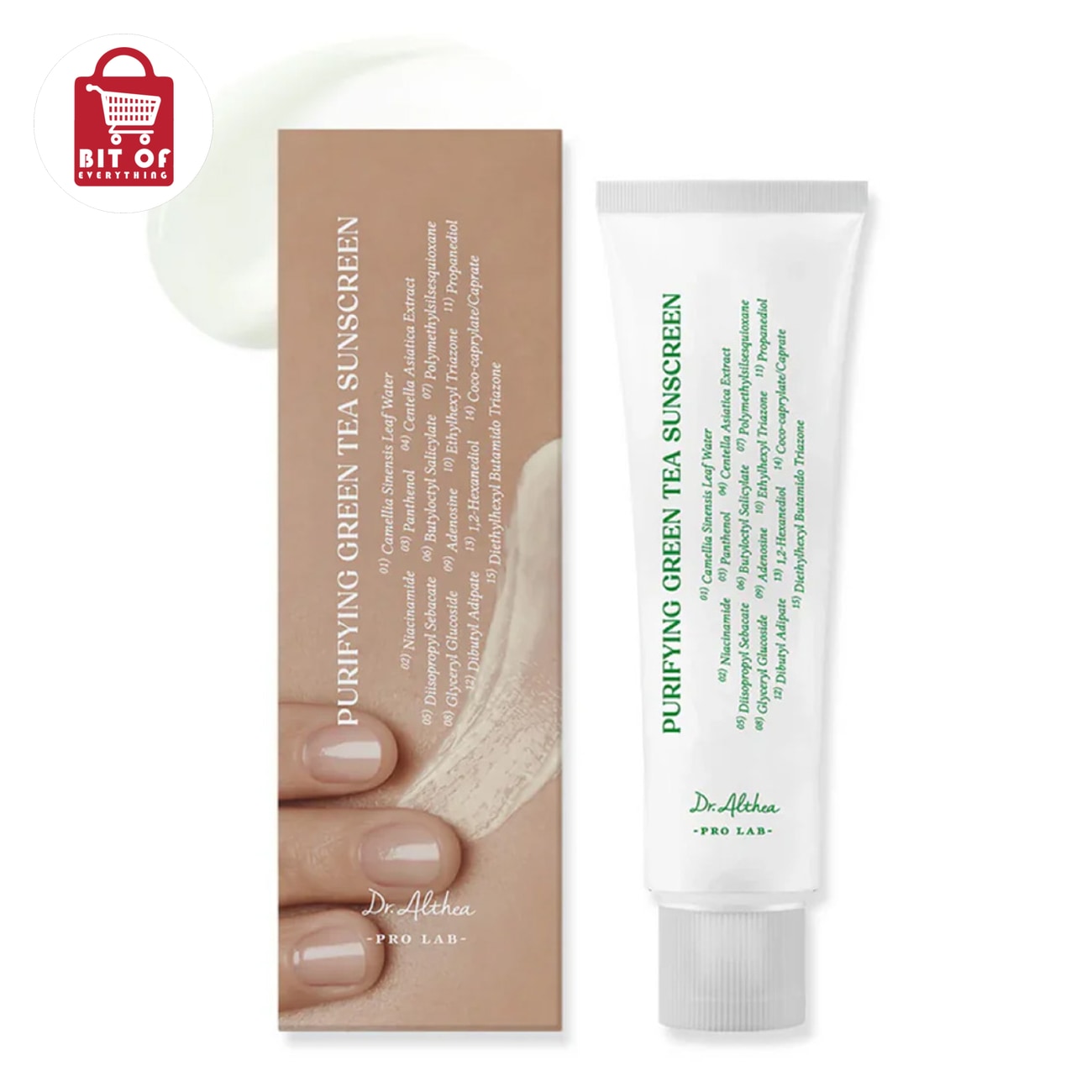 Purifying Green Tea Sunscreen SPF 50+ PA++++ – Lightweight Daily Sun Protection for Fresh & Clear-Looking Skin