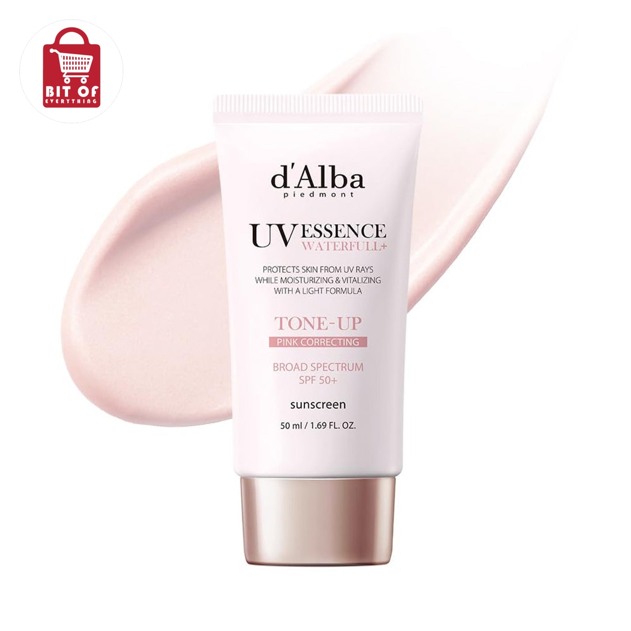 d'Alba UV Essence – Lightweight Sunscreen Essence for Hydrated, Radiant & Protected-Looking Skin