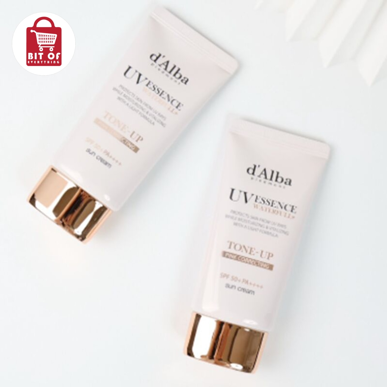 d'Alba UV Essence – Lightweight Sunscreen Essence for Hydrated, Radiant & Protected-Looking Skin