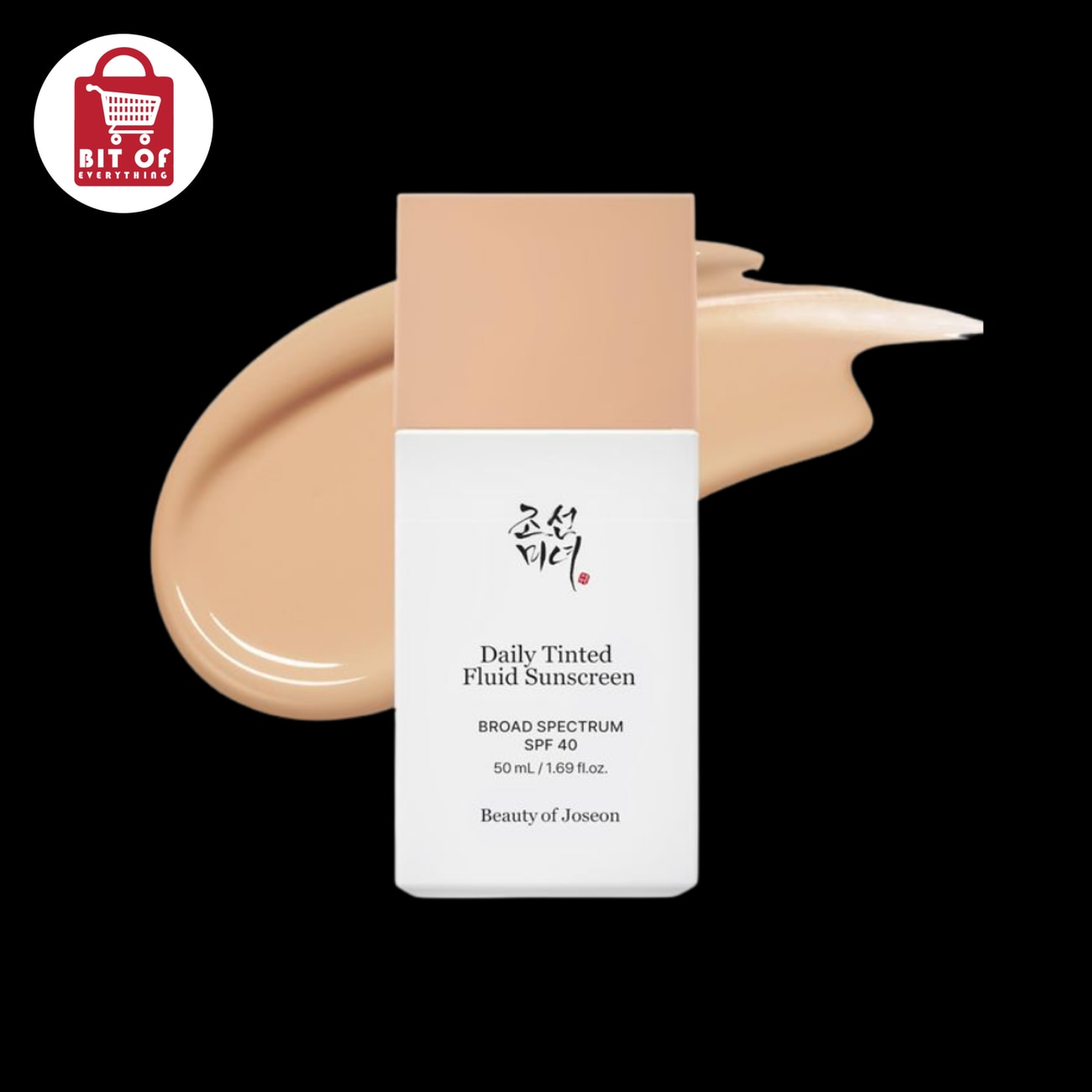 Korean Daily Tinted Sunscreen SPF 50+ – Lightweight UV Protection with Natural Skin-Tint Finish