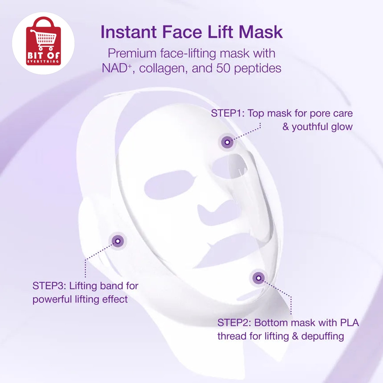 MAD BIO NAD+ Bio Lifting Full Face Mask – Firming, Hydrating & Radiance-Boosting Facial Mask