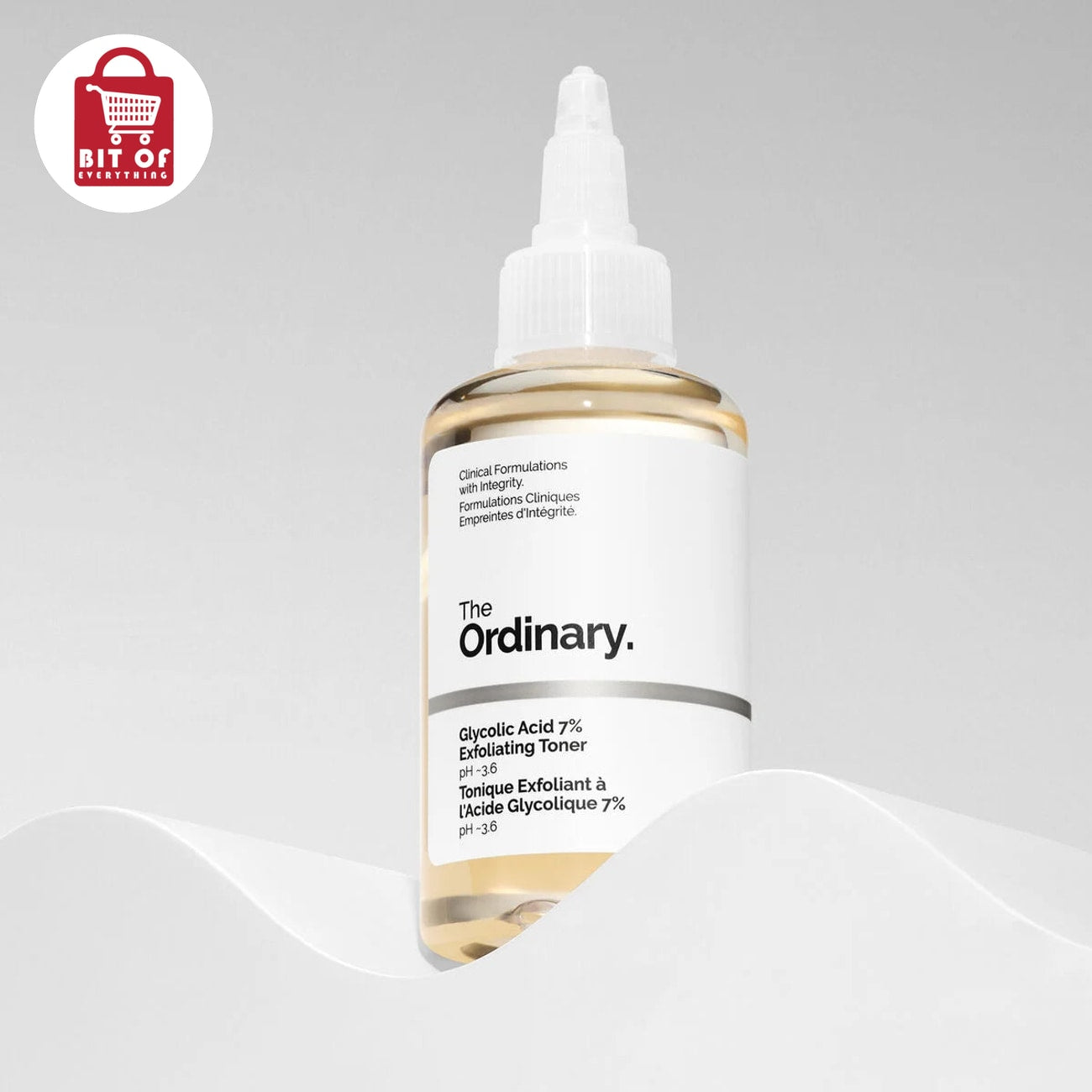 The Ordinary Glycolic Acid Toner – Exfoliating Facial Toner for Smoother, Brighter & More Refined-Looking Skin