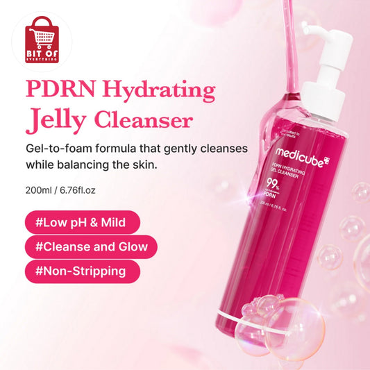 PDRN Hydration Jelly Cleanser – Hydrating Facial Cleanser for Soft, Smooth & Fresh-Looking Skin