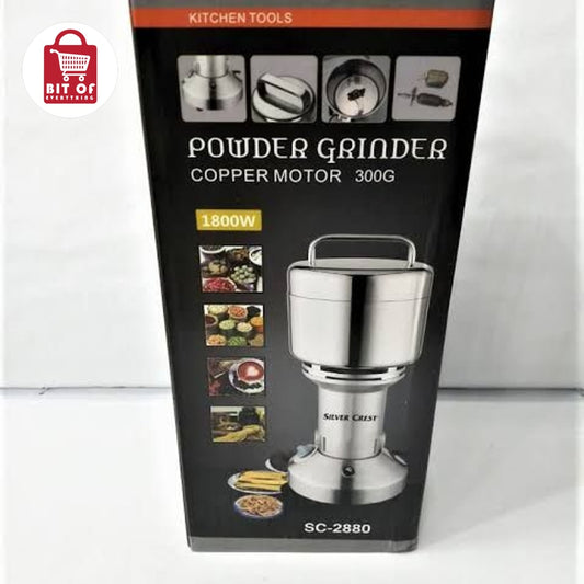 AceKool Electric Powder Grinder – High-Speed Stainless Steel Mill
