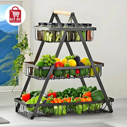 3-Rack Stand – Multi-Purpose Organizer for Home & Office