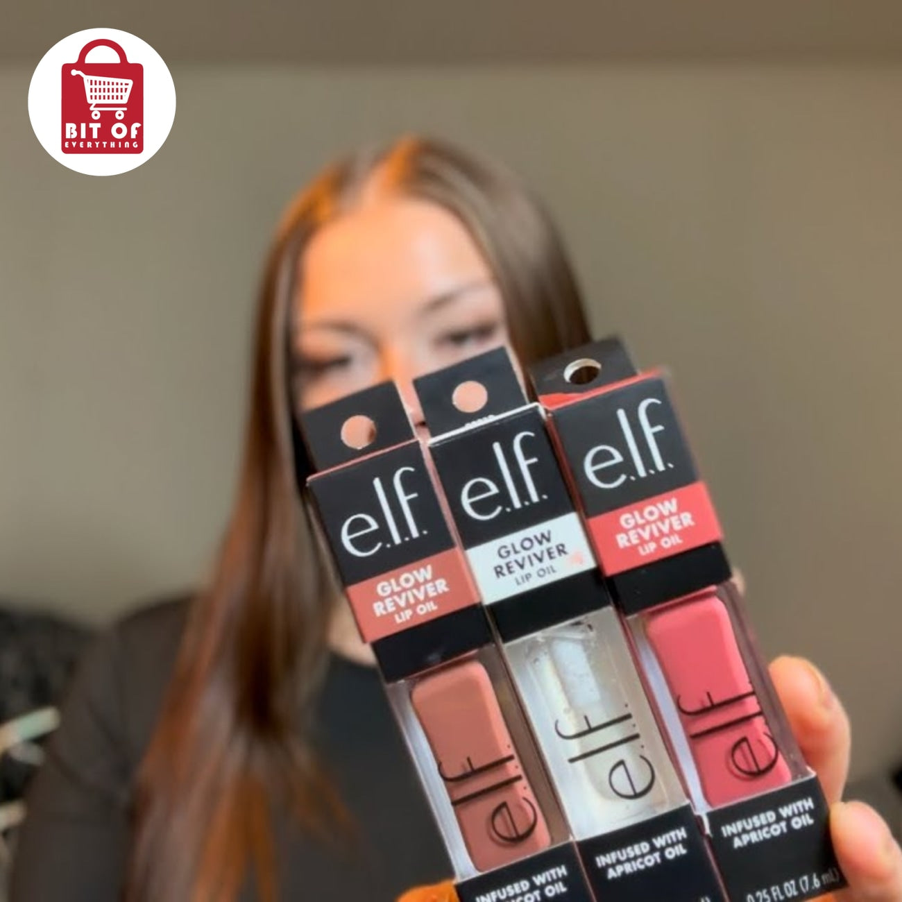 e.l.f. Reviver Lip Oil – Hydrating Lip Oil for Glossy, Smooth & Beautiful-Looking Lips