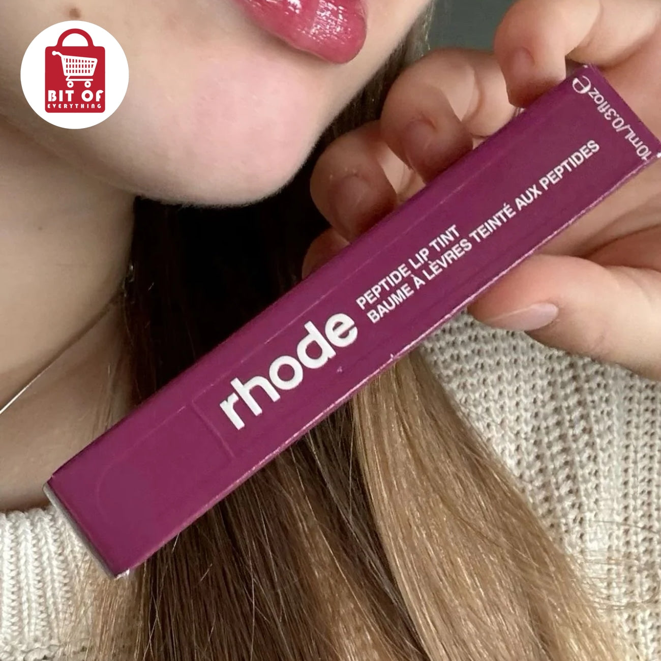 rhode Peptide Lip Tint – Hydrating Tinted Lip Treatment for Soft, Glossy & Beautiful-Looking Lips