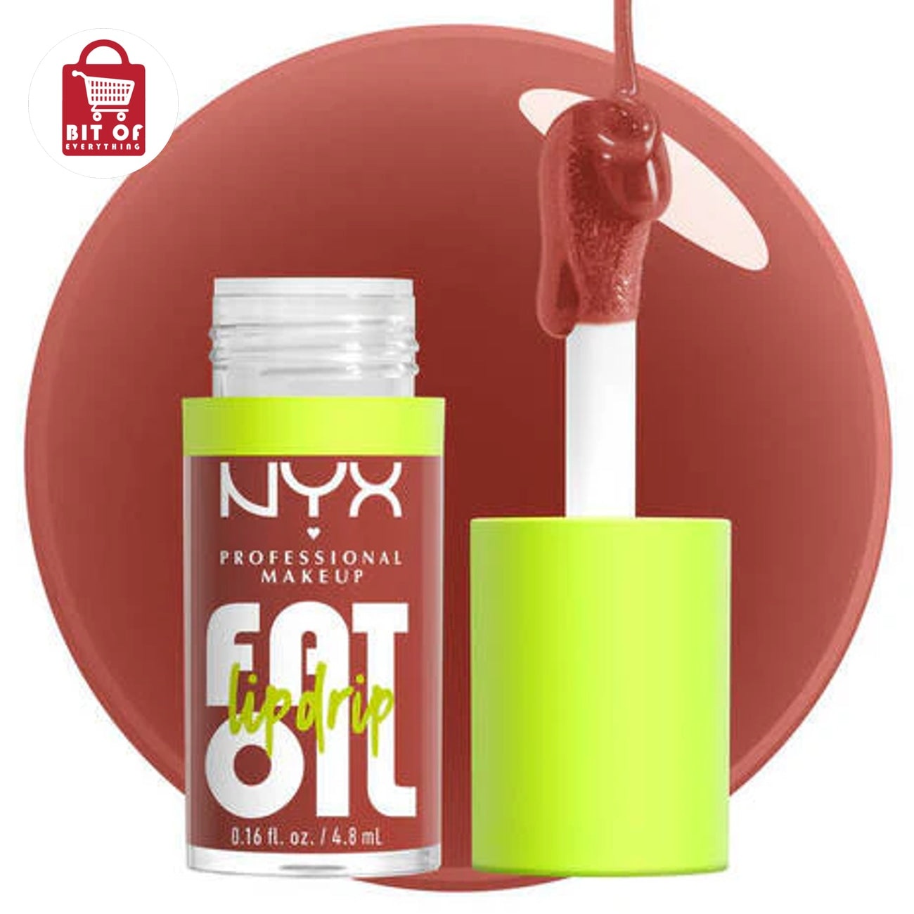 NYX Professional Makeup Fat Oil Lip Drip – Hydrating Lip Oil with Creamy, Jelly & Shimmer Finishes