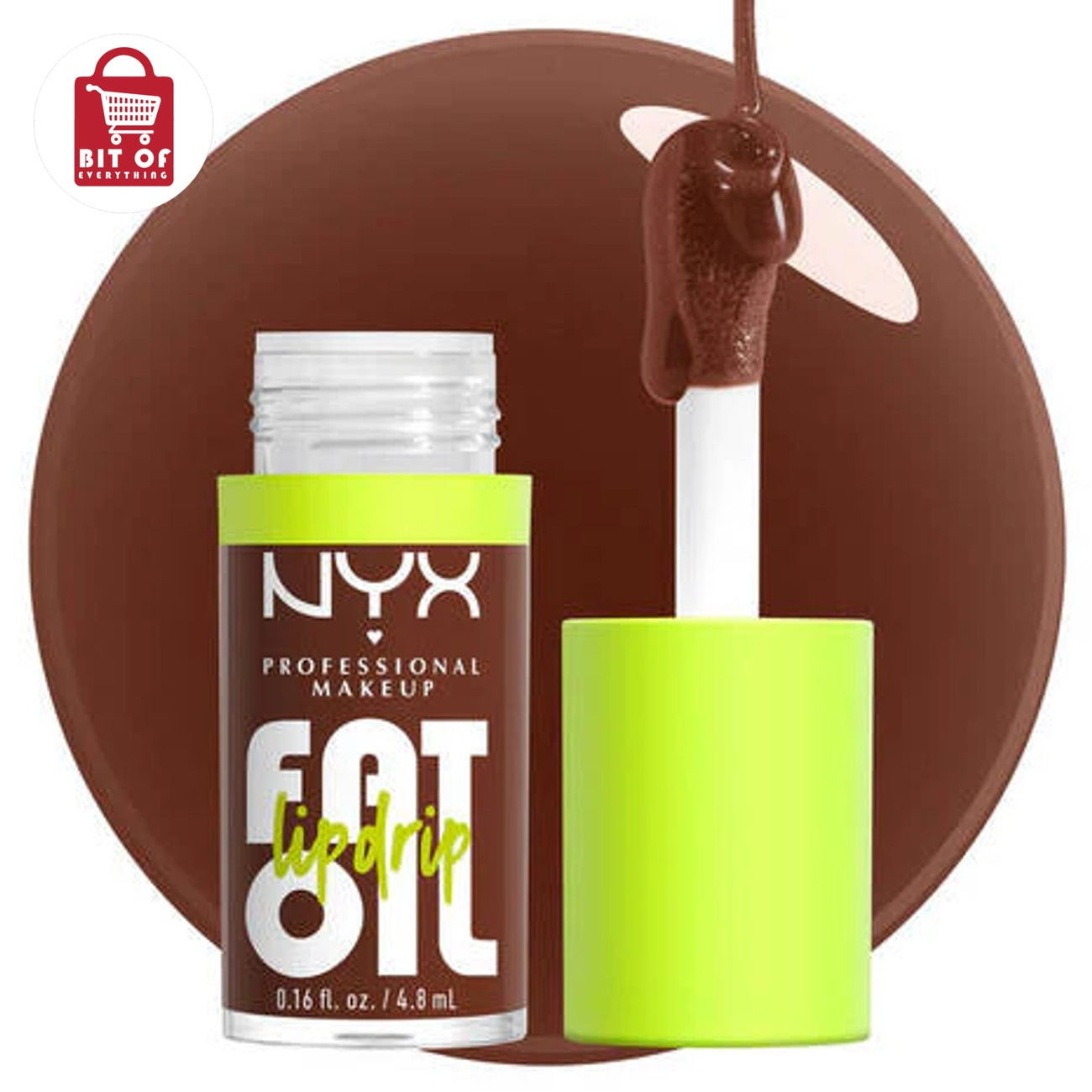 NYX Professional Makeup Fat Oil Lip Drip – Hydrating Lip Oil with Creamy, Jelly & Shimmer Finishes