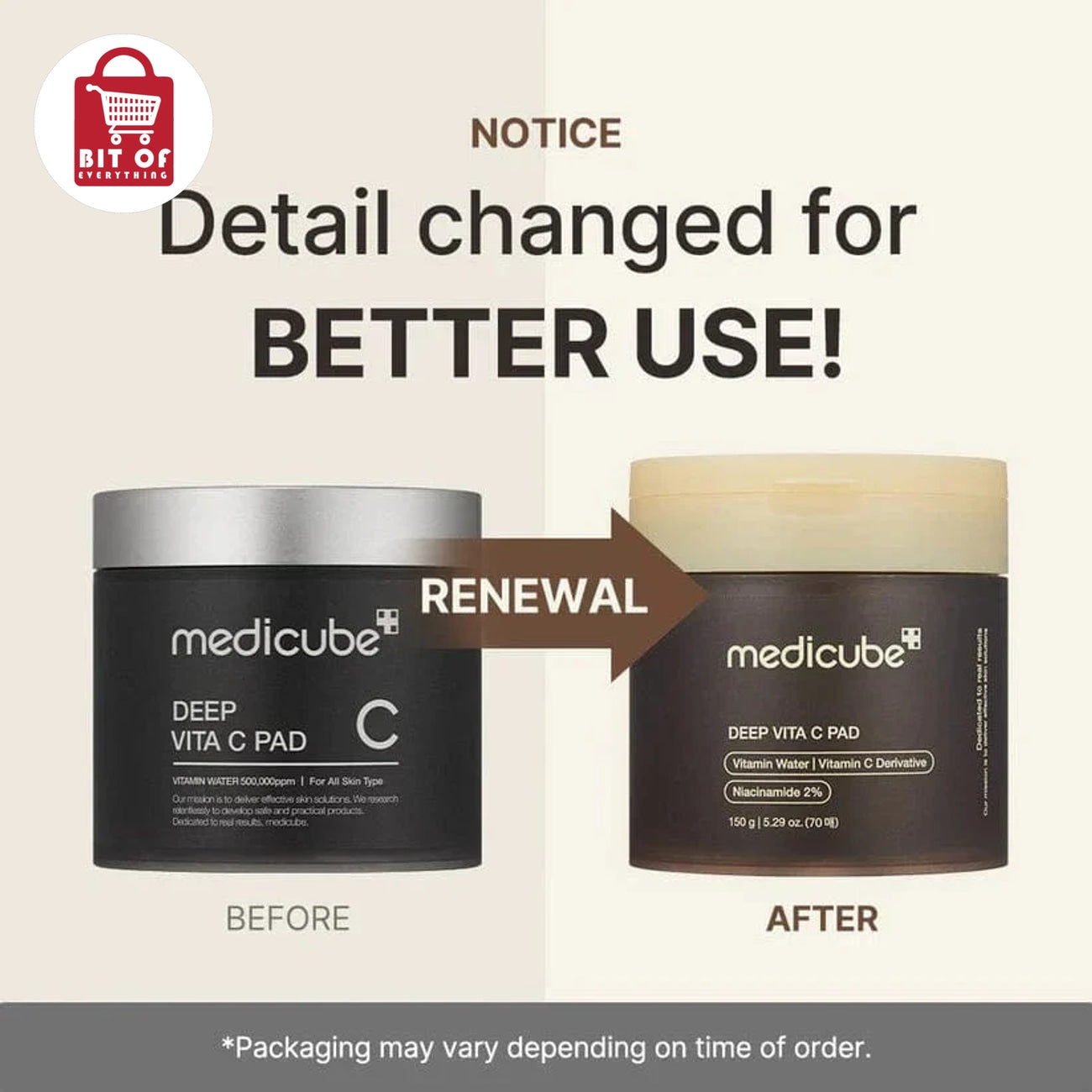 Medicube Vita C – Vitamin C Brightening Skincare for Radiant & Healthy-Looking Skin