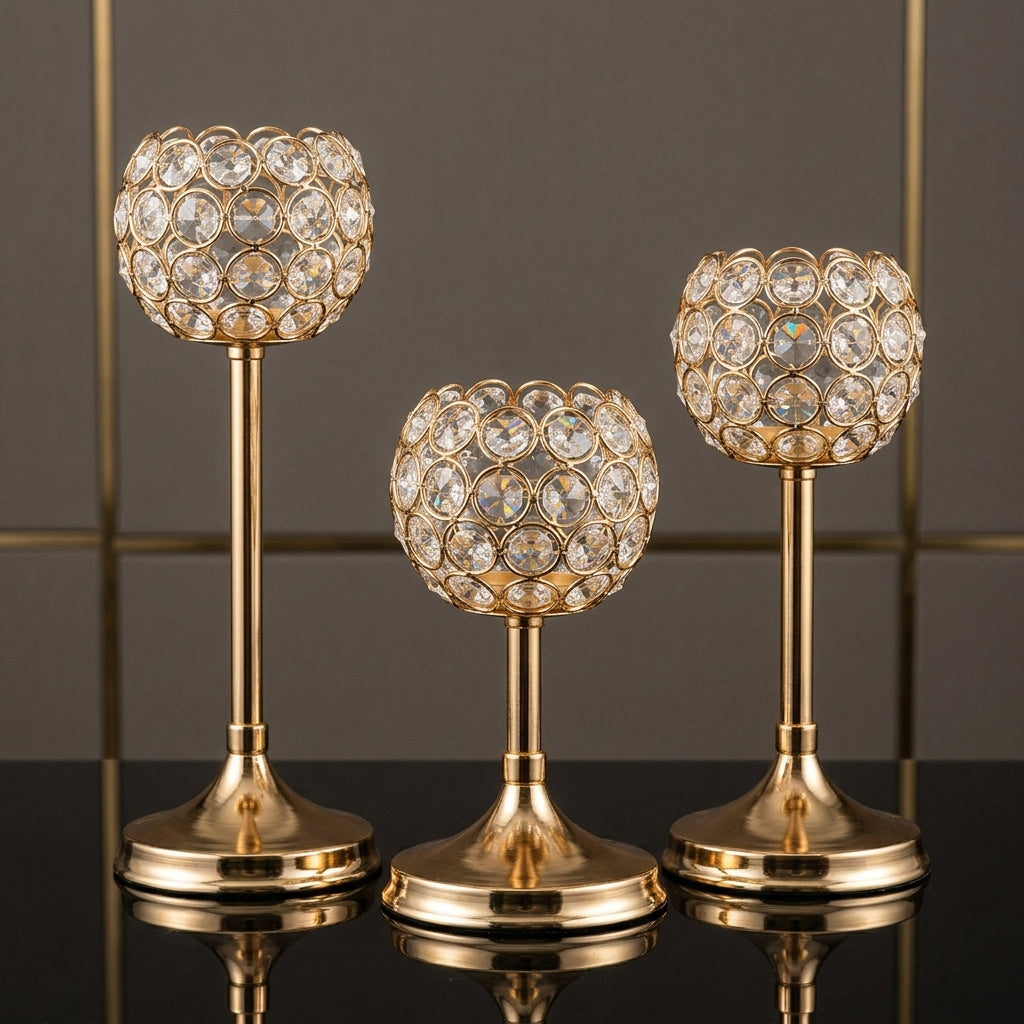 CANDLES STAND SET 3PCS